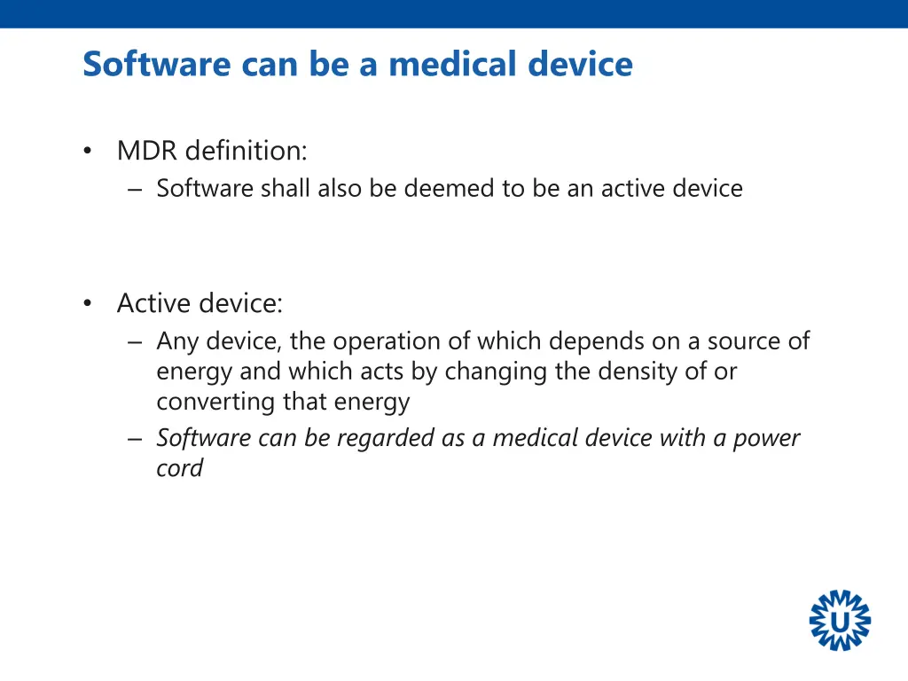 software can be a medical device