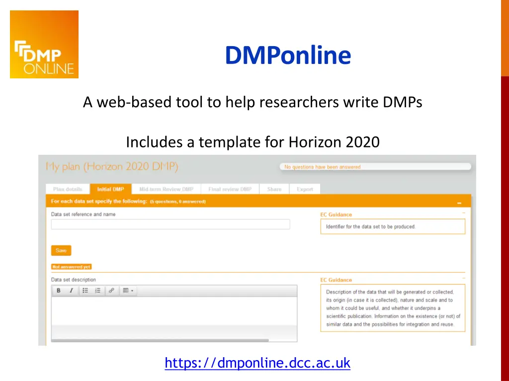 dmponline