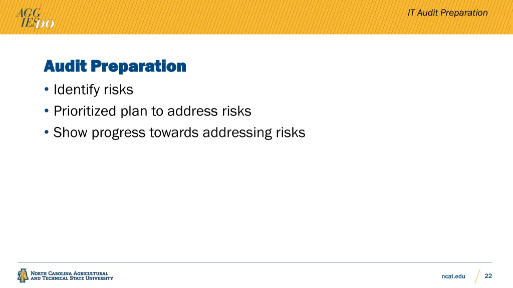 it audit preparation