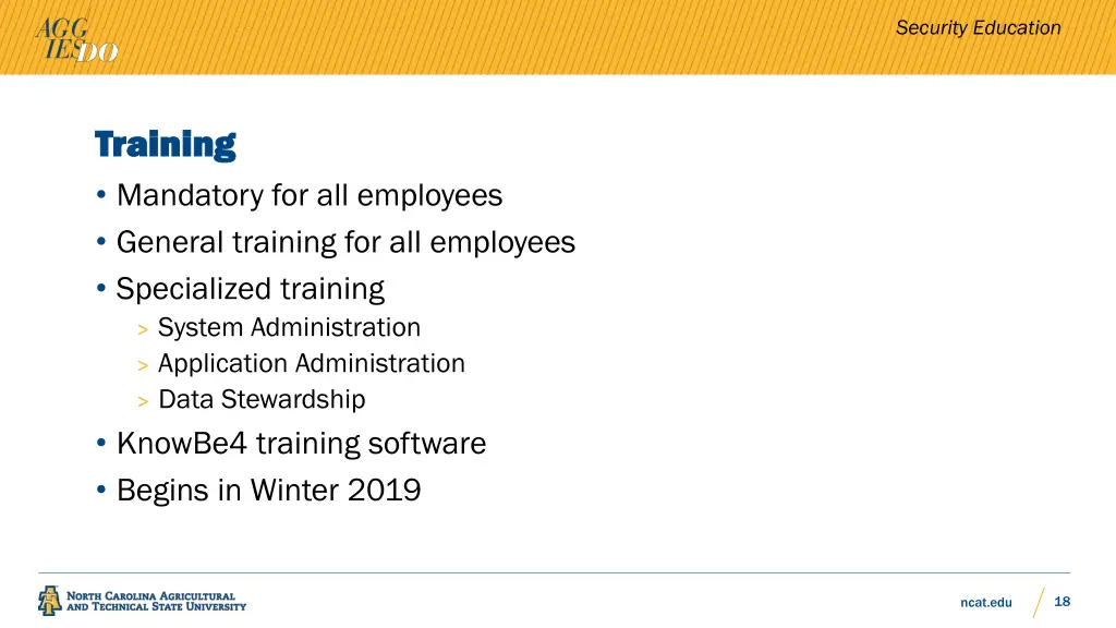 security education