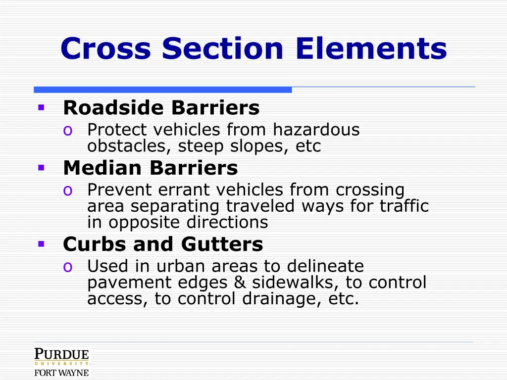 cross section elements 2
