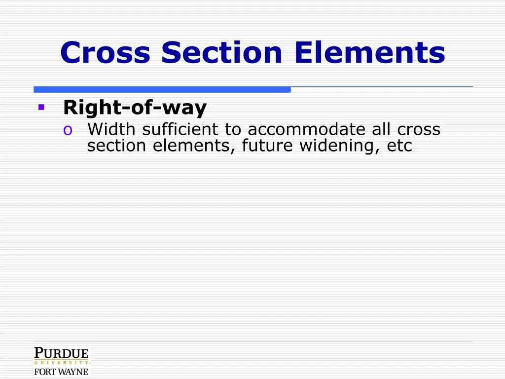 cross section elements 4