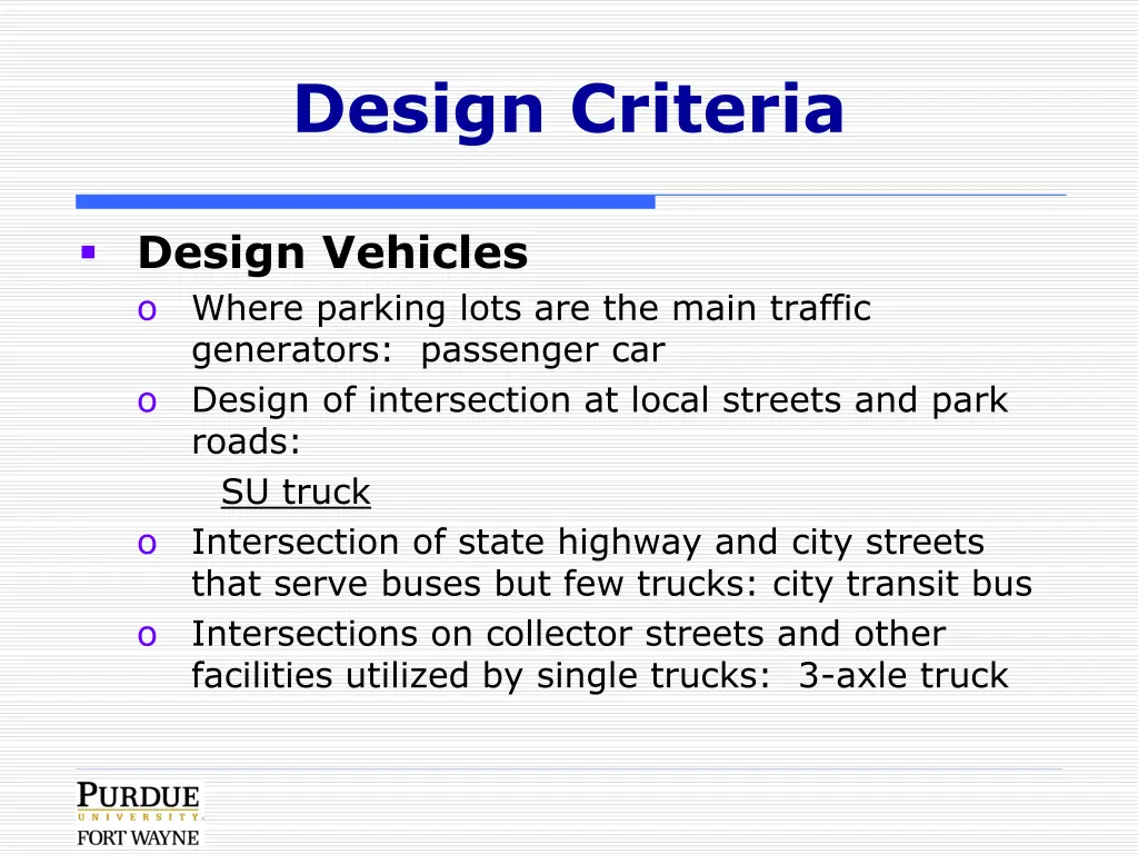 design criteria 1