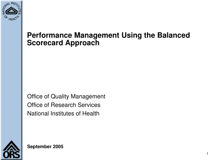 performance management using the balanced