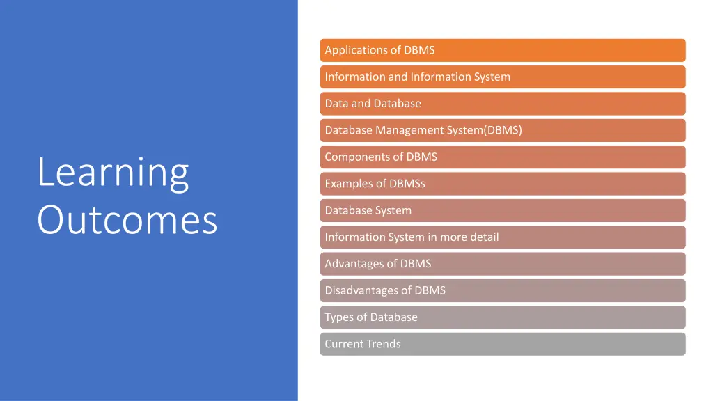 applications of dbms