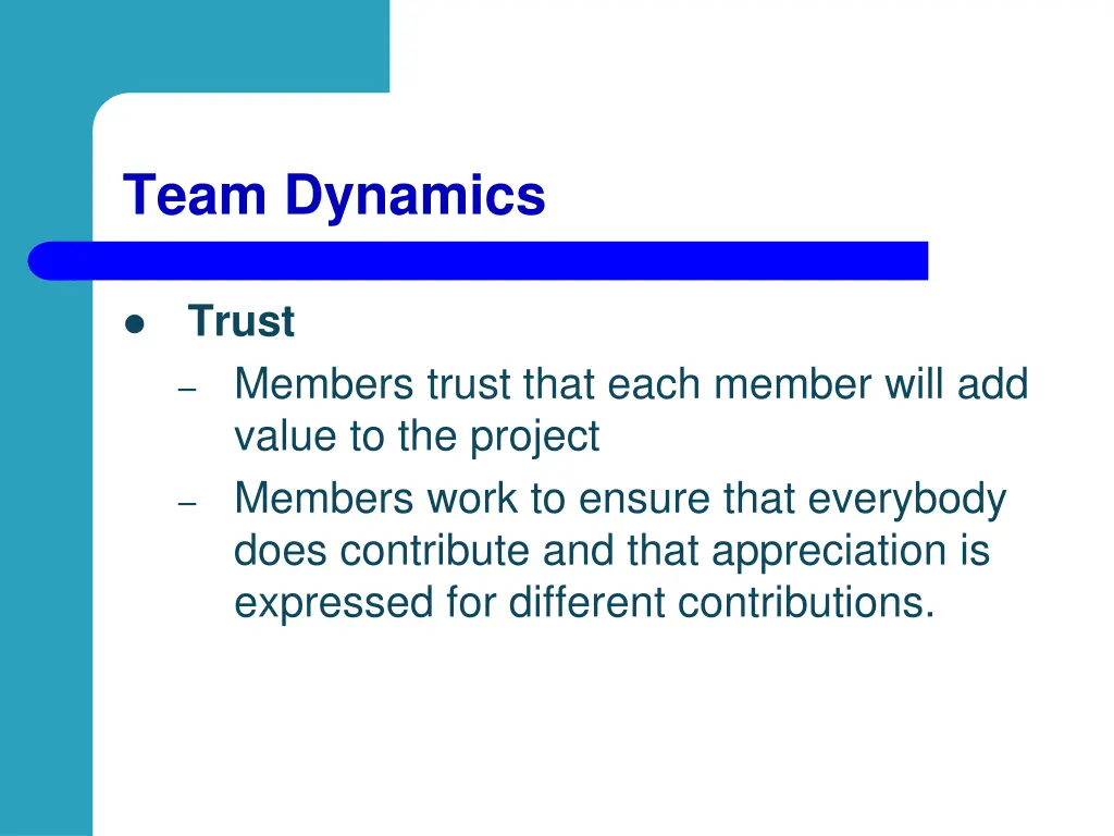team dynamics 1