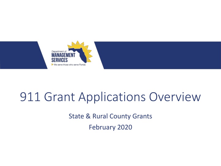 911 grant applications overview