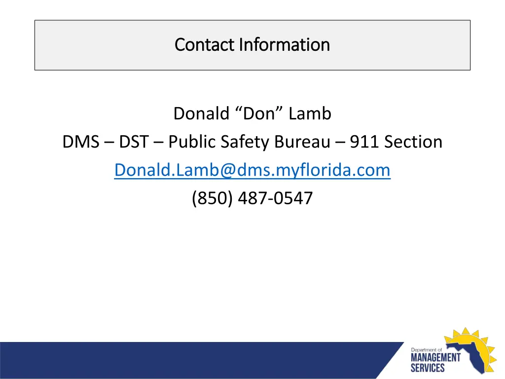 contact information contact information