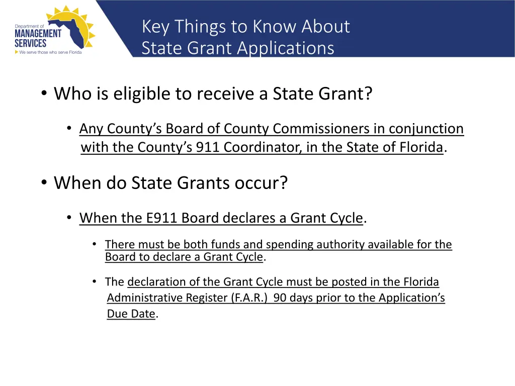 key things to know about state grant applications 1