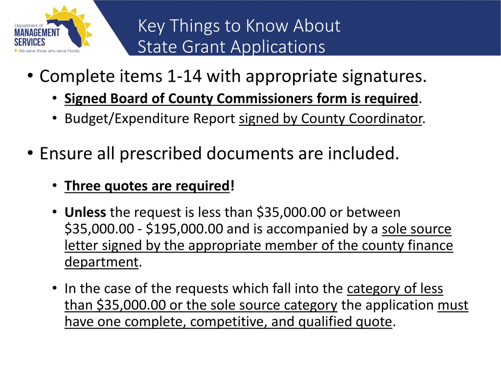 key things to know about state grant applications 3