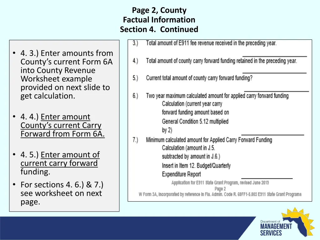page 2 county factual information section