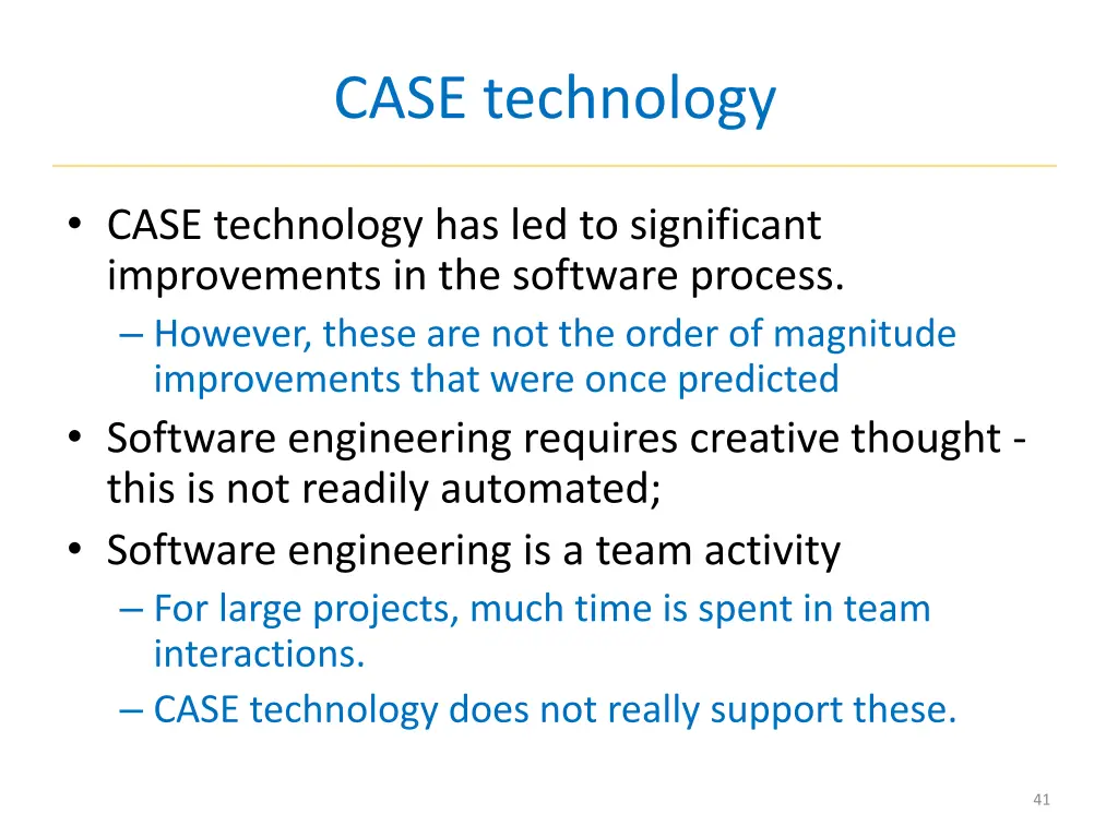 case technology