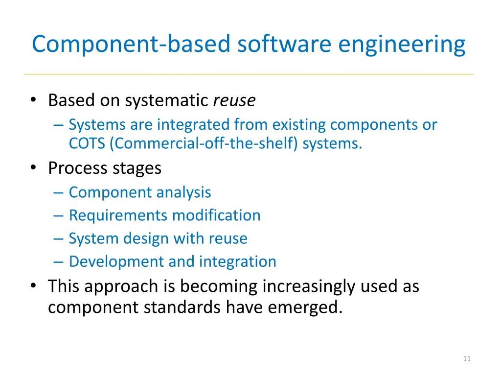 component based software engineering