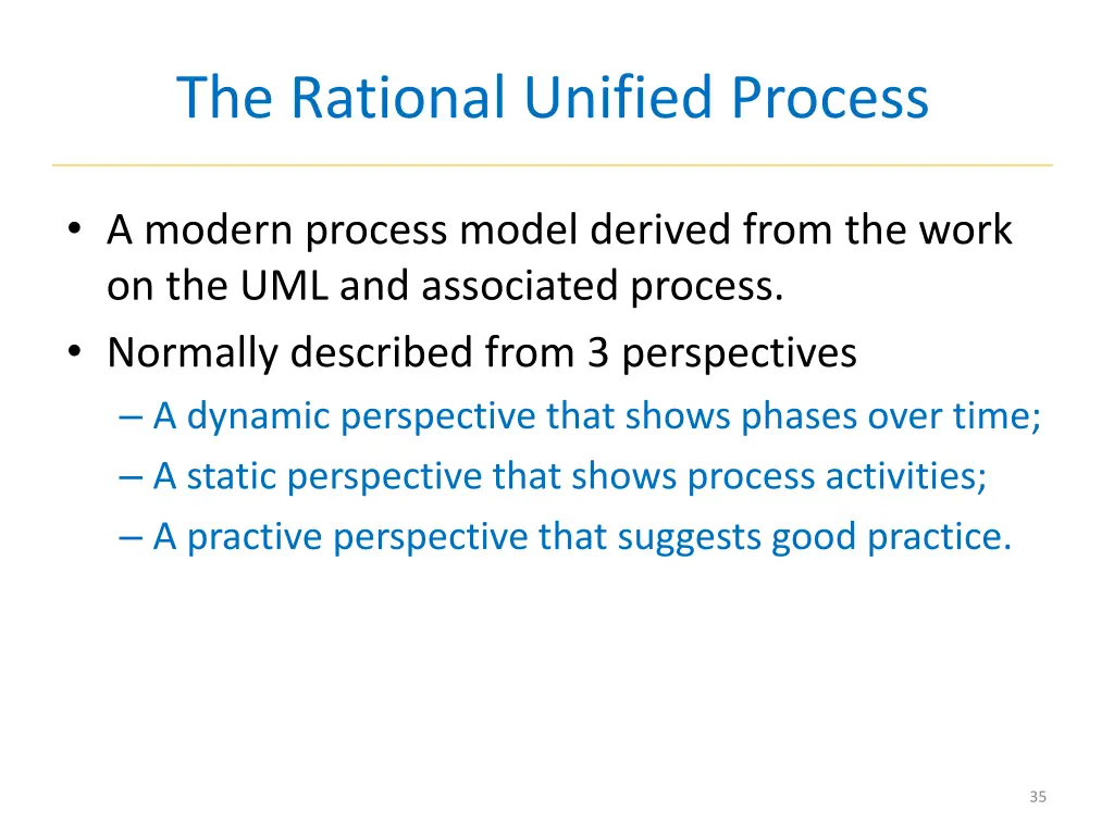 the rational unified process