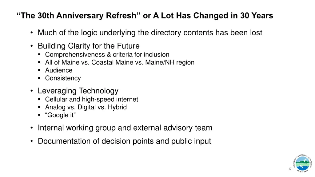 the 30th anniversary refresh or a lot has changed