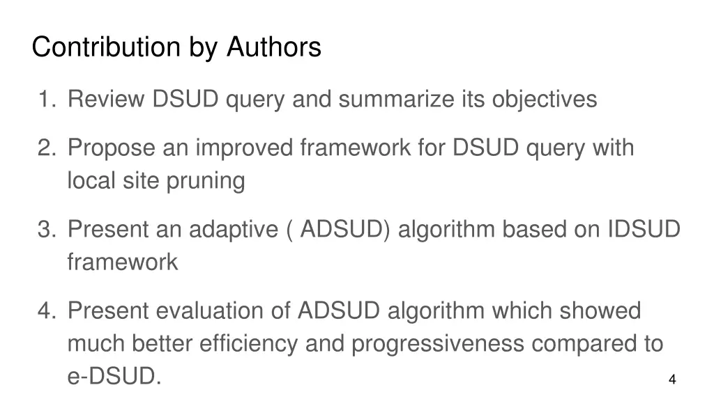 contribution by authors