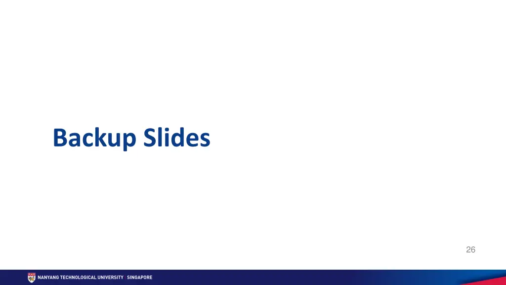 backup slides