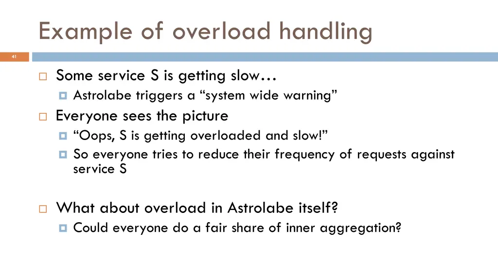 example of overload handling