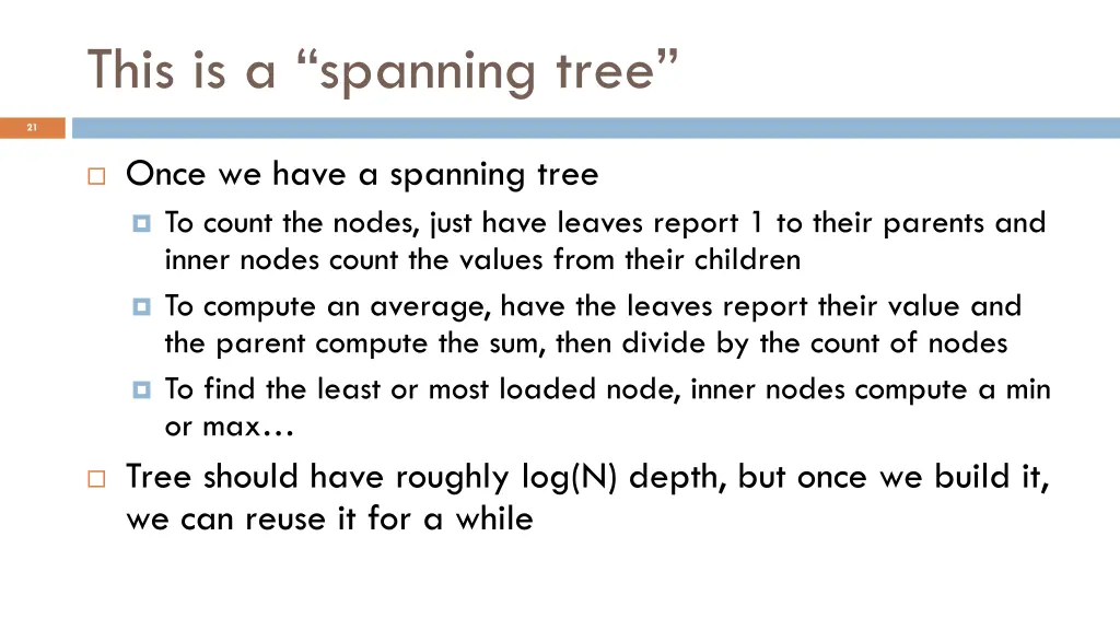 this is a spanning tree