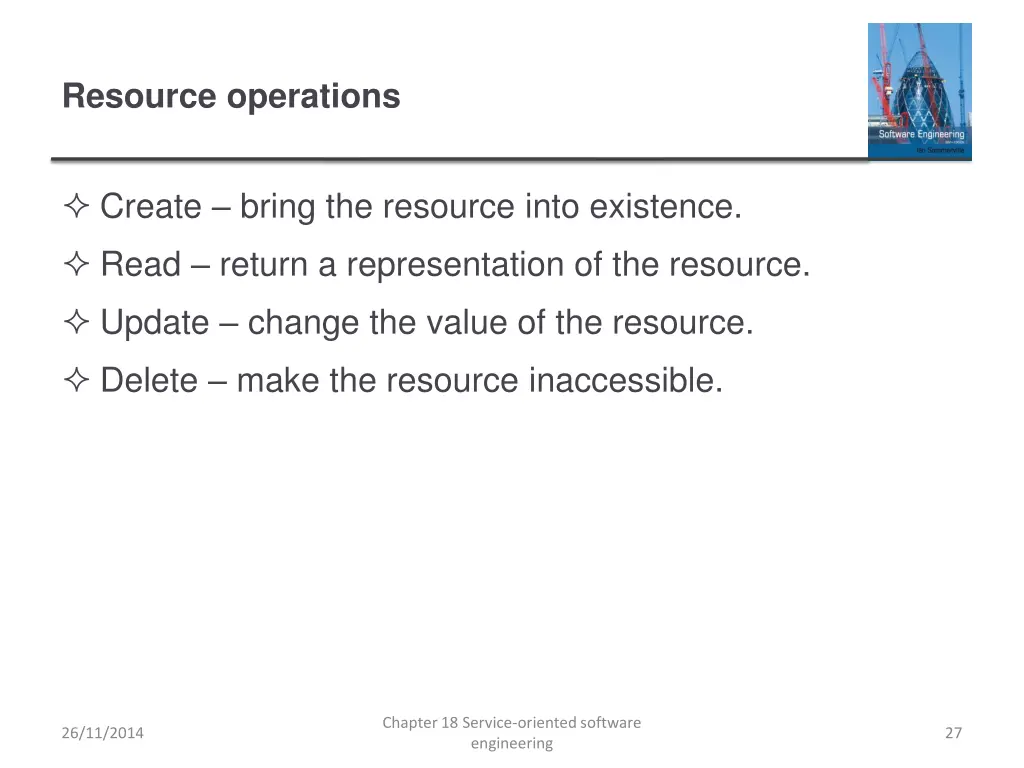 resource operations