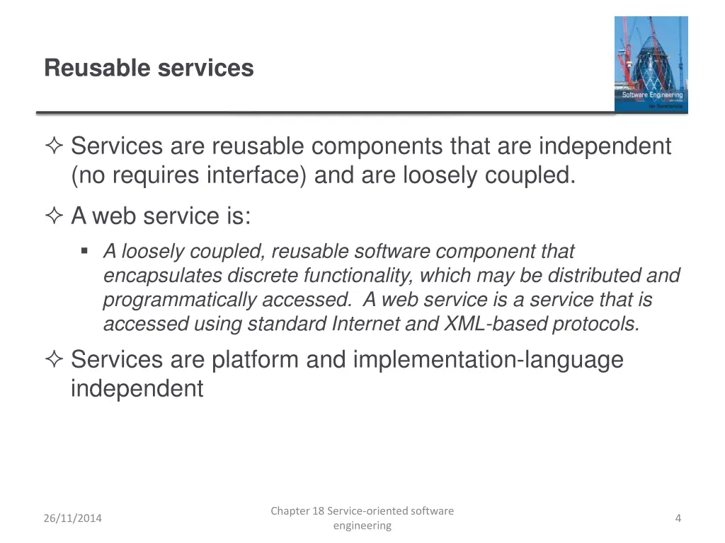reusable services