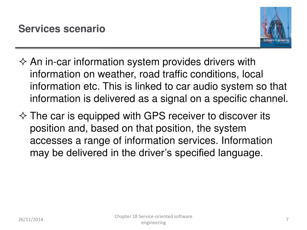 services scenario