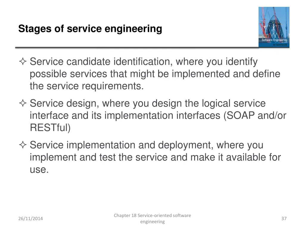 stages of service engineering