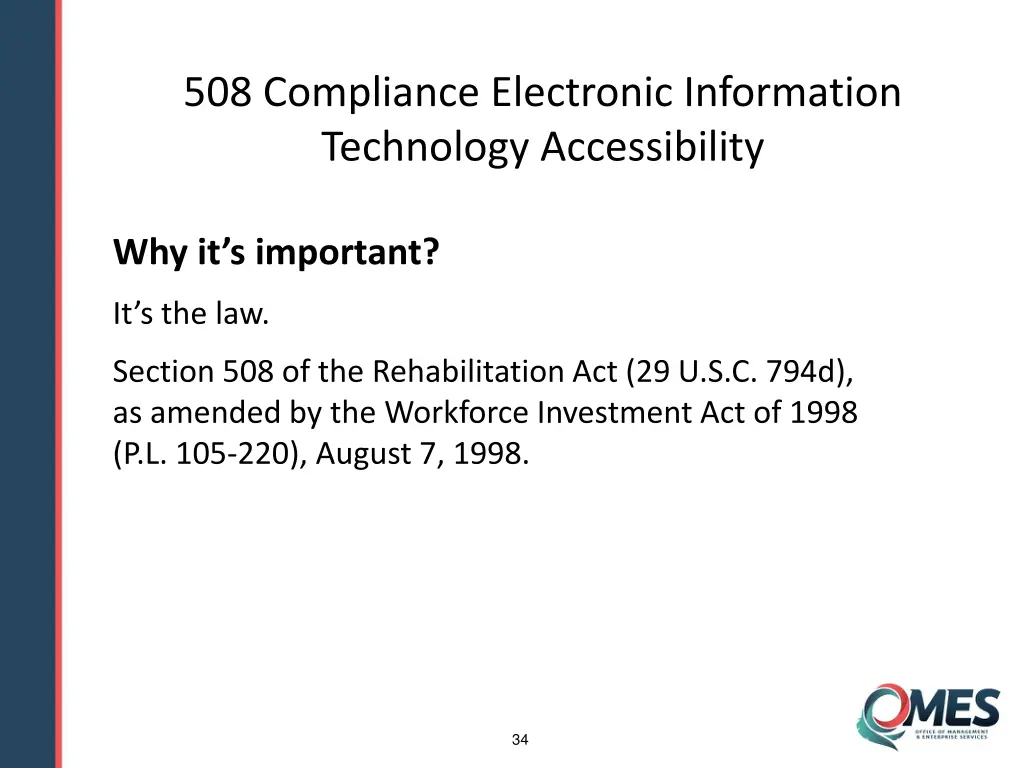 508 compliance electronic information technology