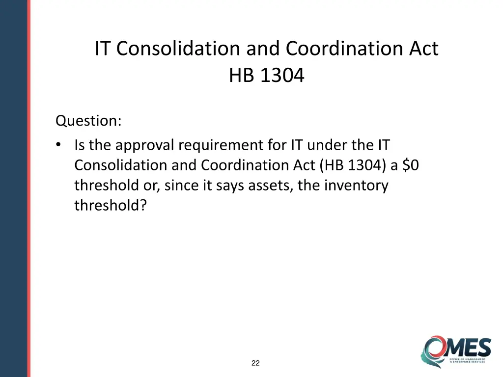 it consolidation and coordination act hb 1304 2