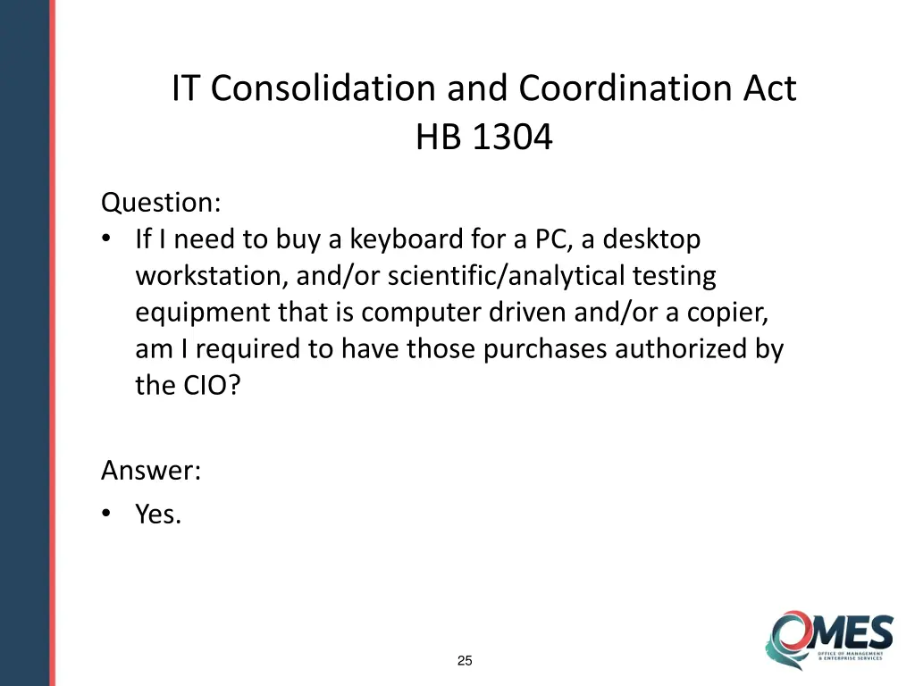 it consolidation and coordination act hb 1304 5