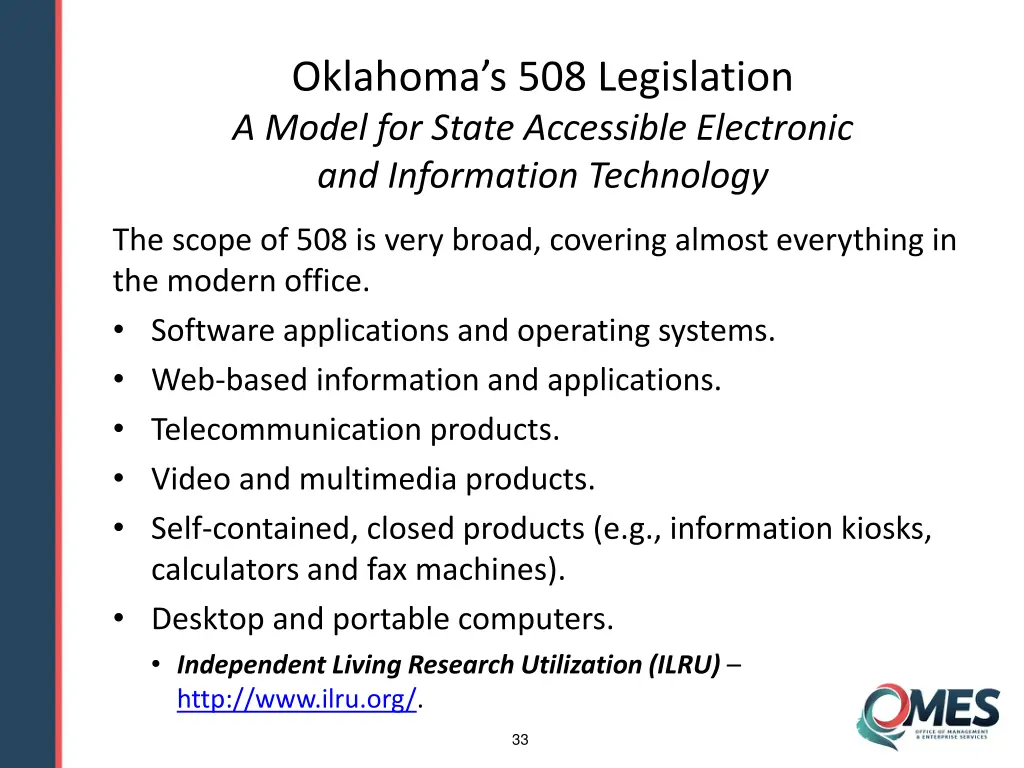 oklahoma s 508 legislation a model for state 2