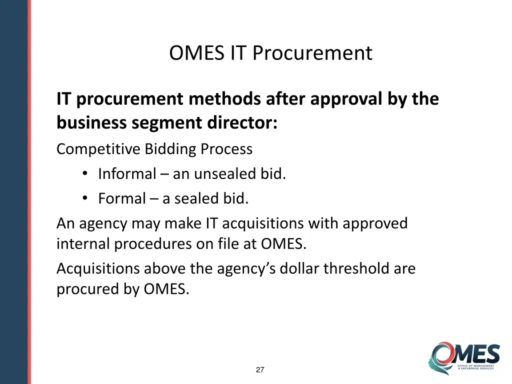 omes it procurement