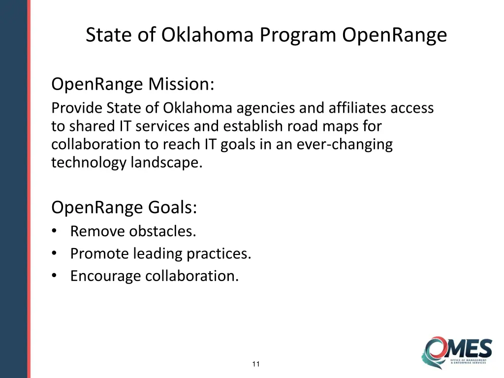 state of oklahoma program openrange 1