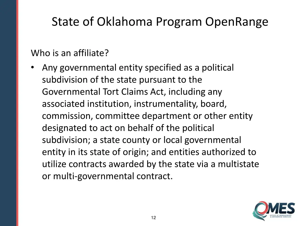 state of oklahoma program openrange 2