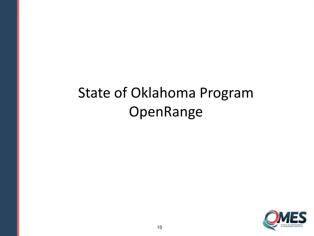 state of oklahoma program openrange