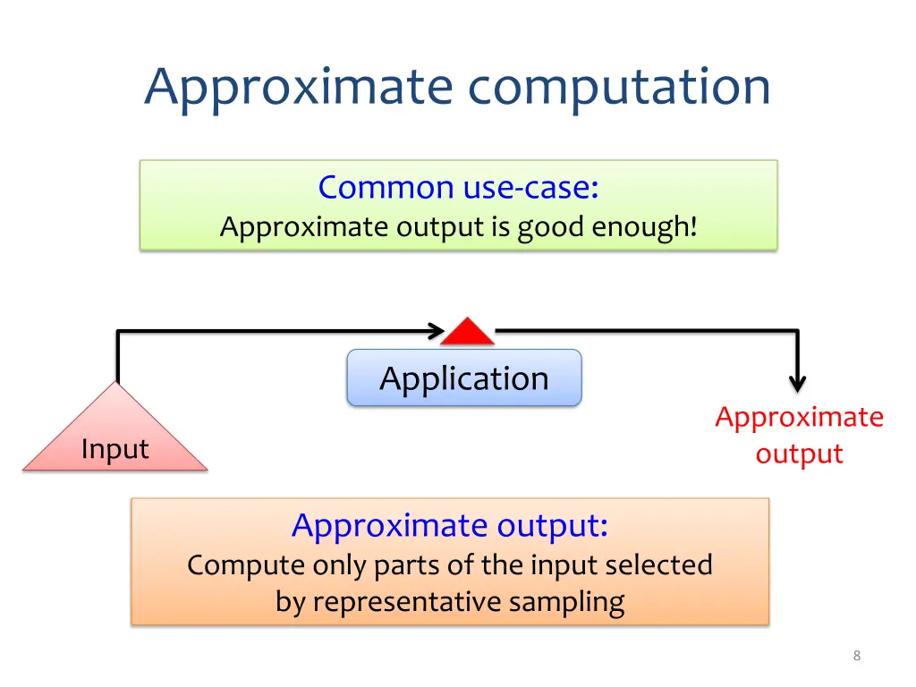 approximate computation