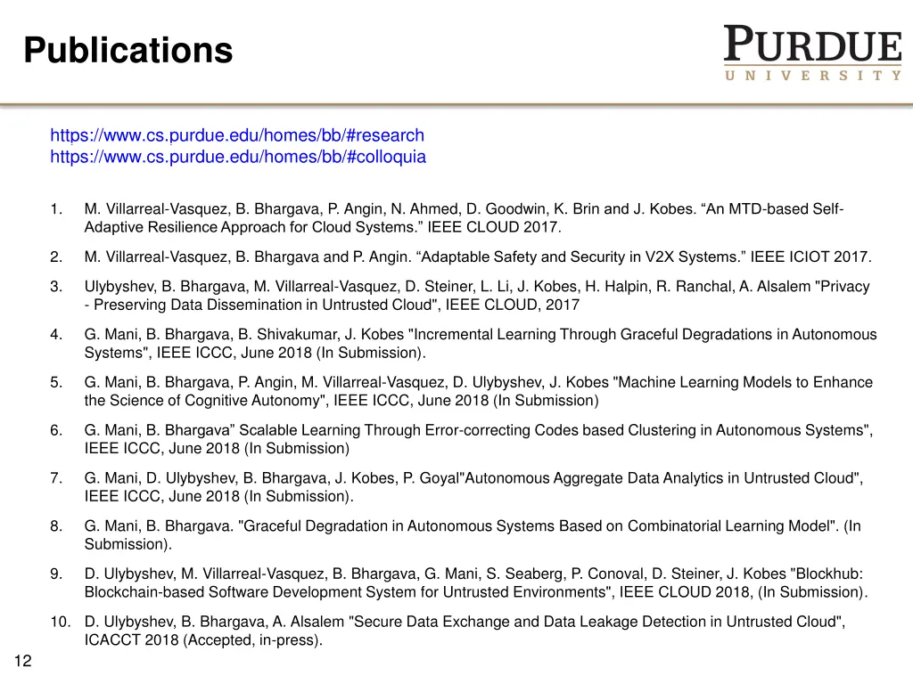 publications