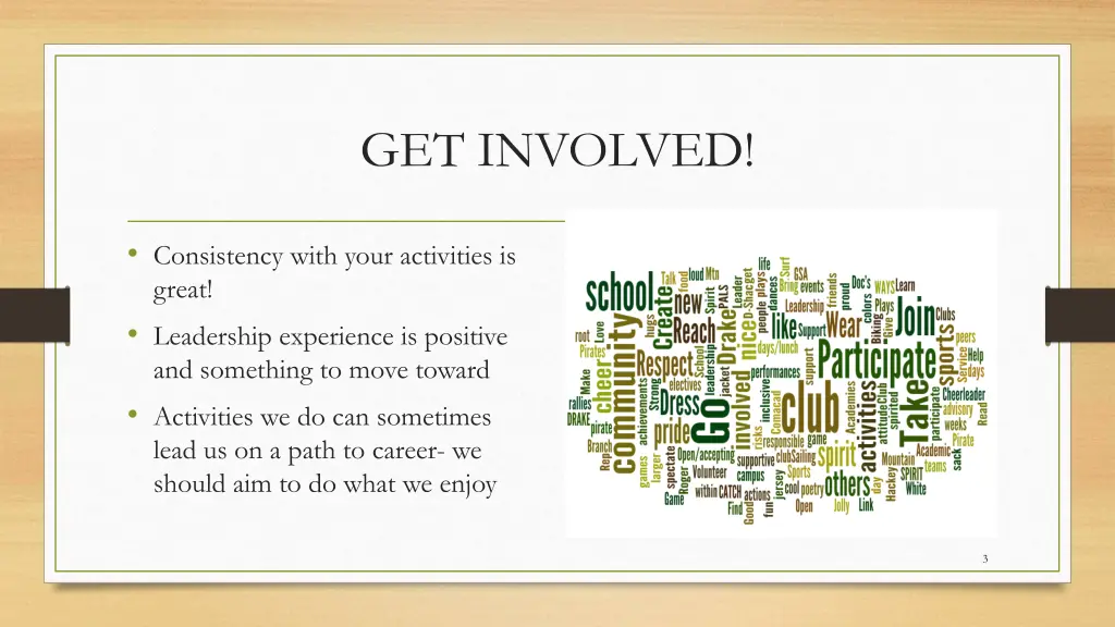 get involved
