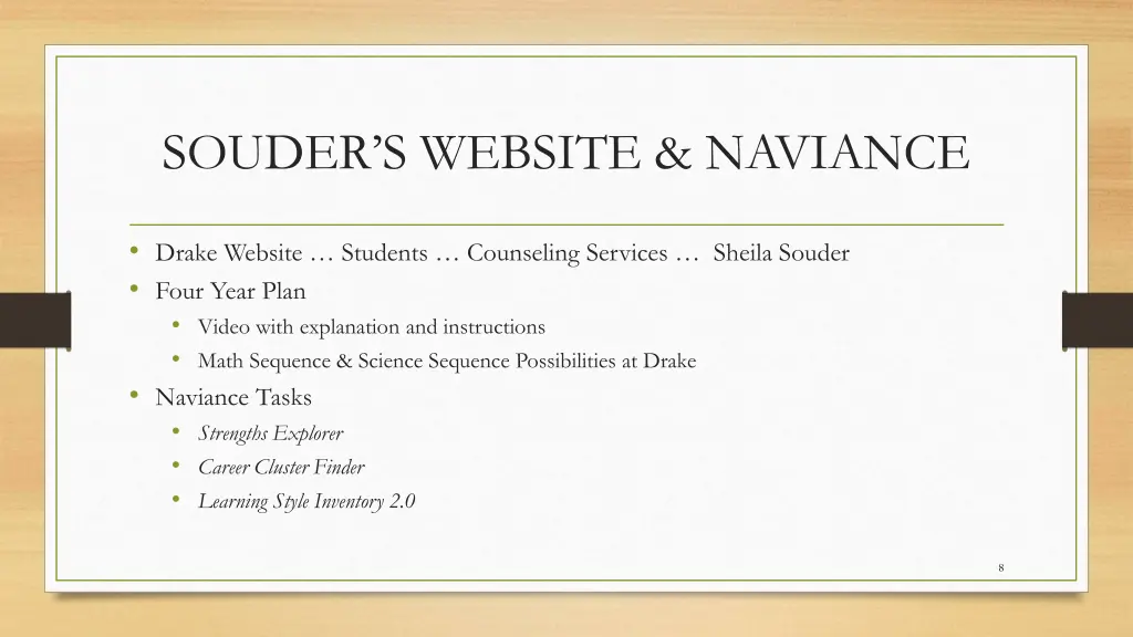 souder s website naviance