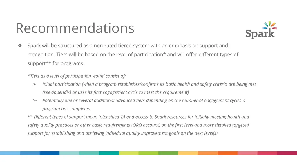 recommendations 1