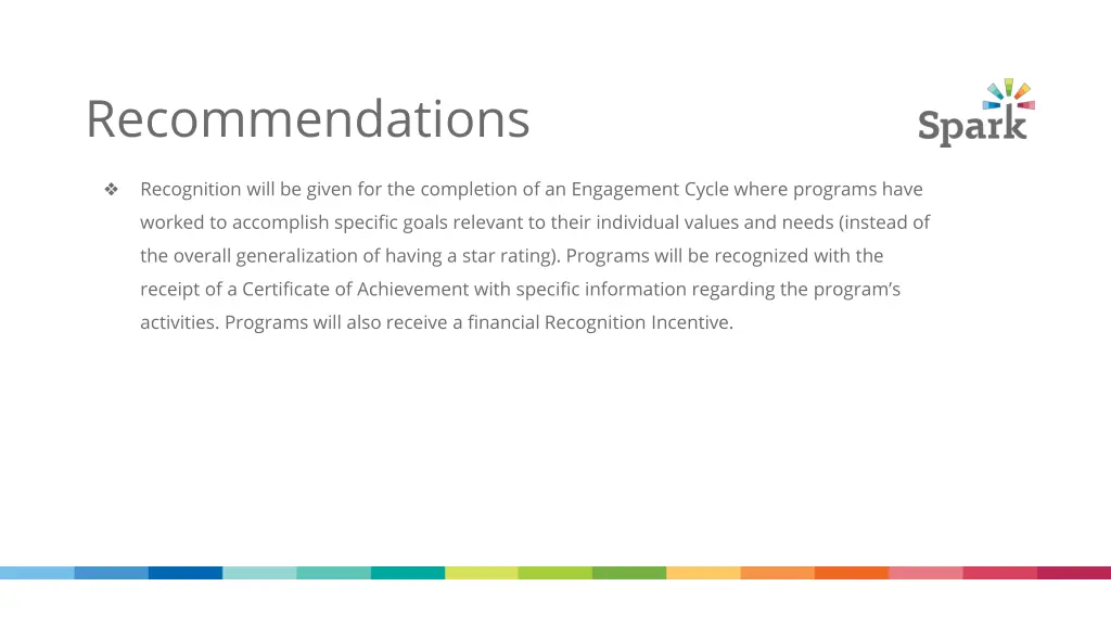 recommendations 5