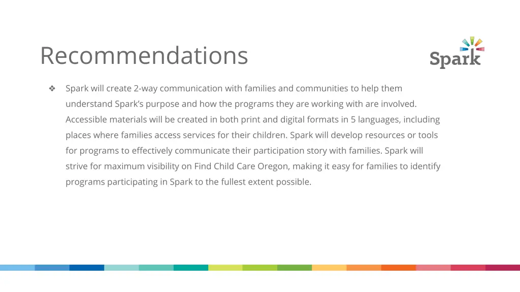 recommendations 6
