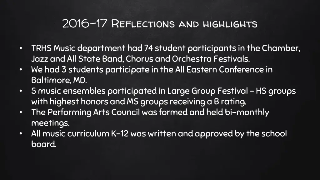 2016 17 reflections and highlights 3