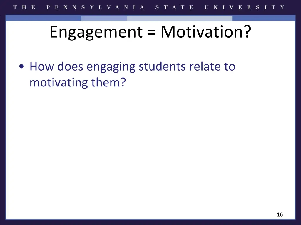 engagement motivation