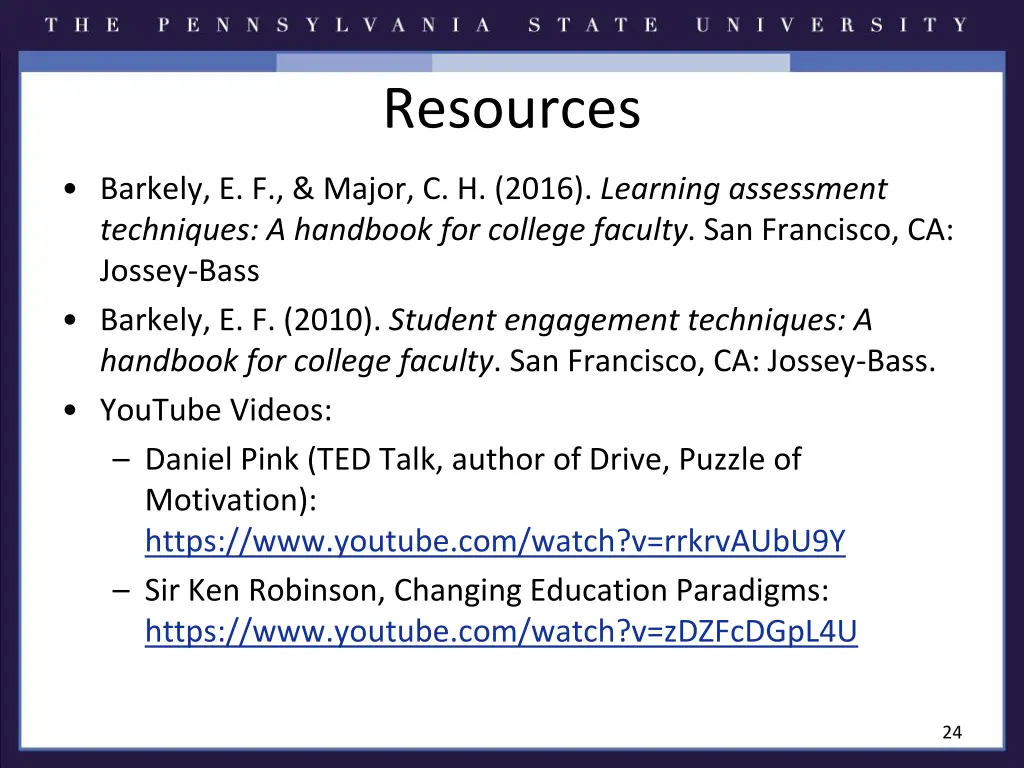 resources