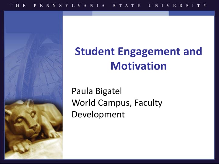 student engagement and motivation