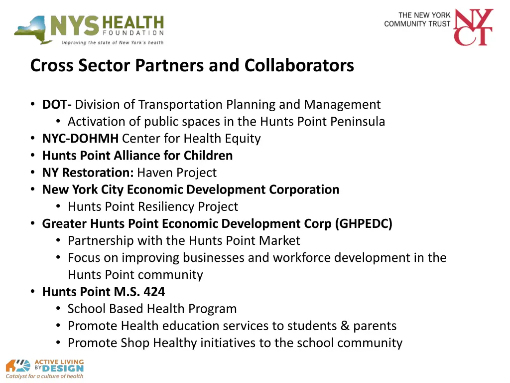 cross sector partners and collaborators