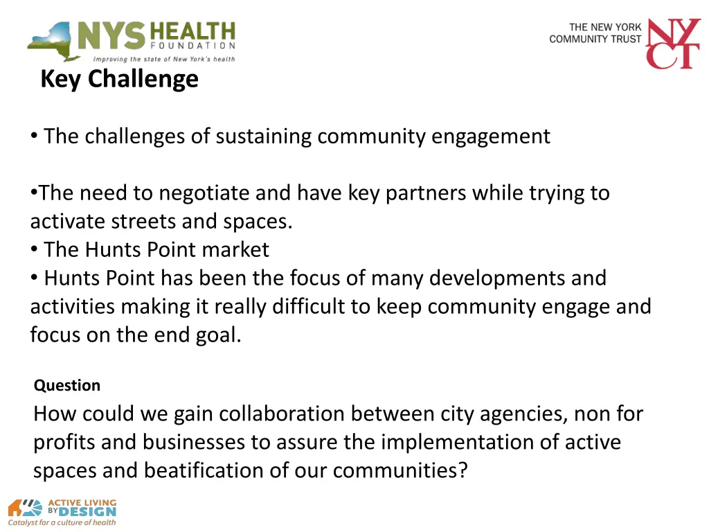 key challenge