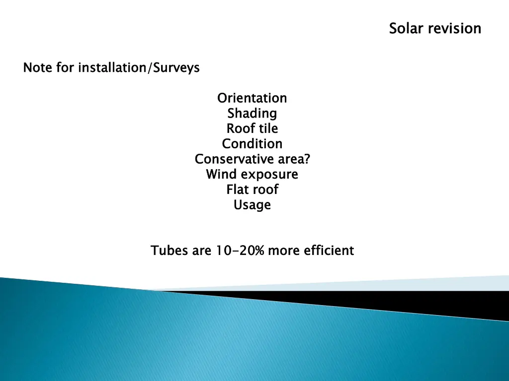 solar revision 6