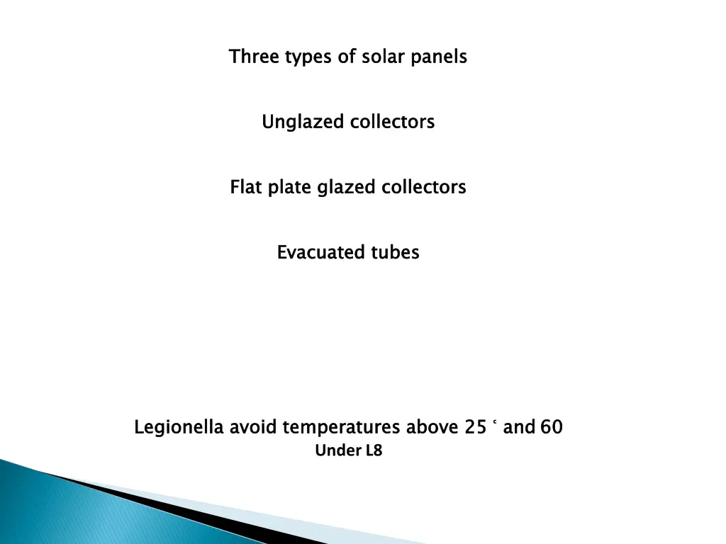 three types of solar panels